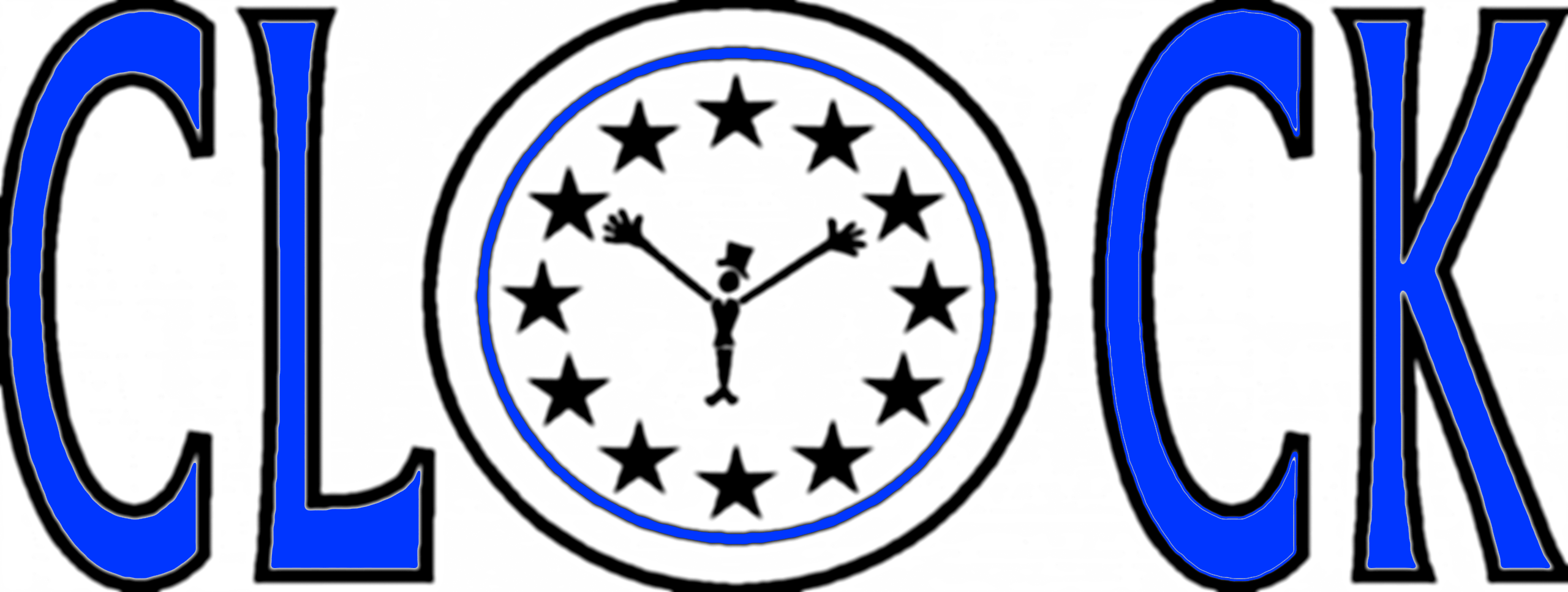 Clock Original Logo Blue